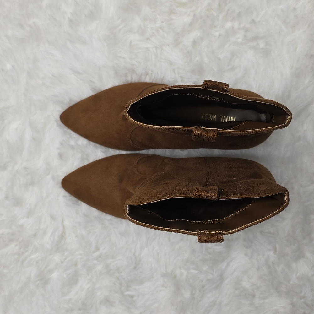 Nine West Brown Ankle Boots. Size 9. NWT! - Picture 7 of 10